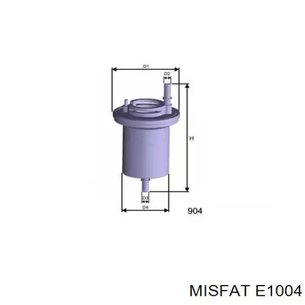 E1004 Misfat топливный фильтр