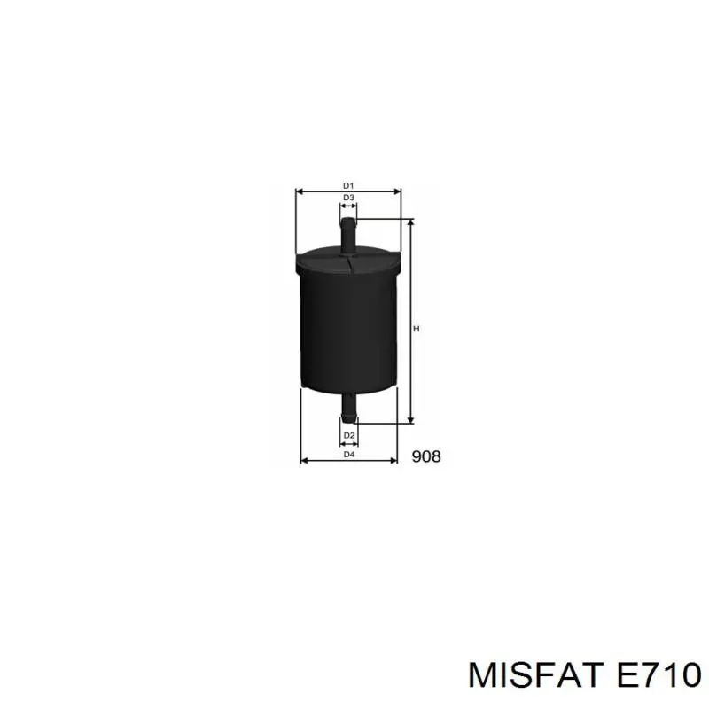 E710 Misfat топливный фильтр