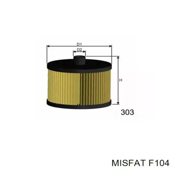 F104 Misfat топливный фильтр