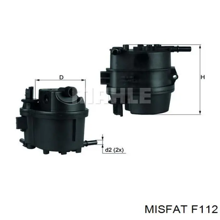 F112 Misfat Фильтр топлива