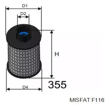 Топливный фильтр F116 Misfat