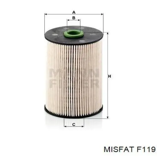Топливный фильтр F119 Misfat