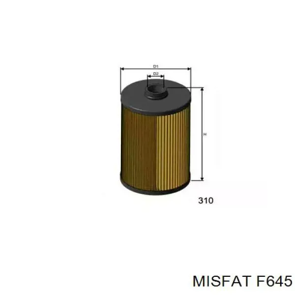 Топливный фильтр F645 Misfat