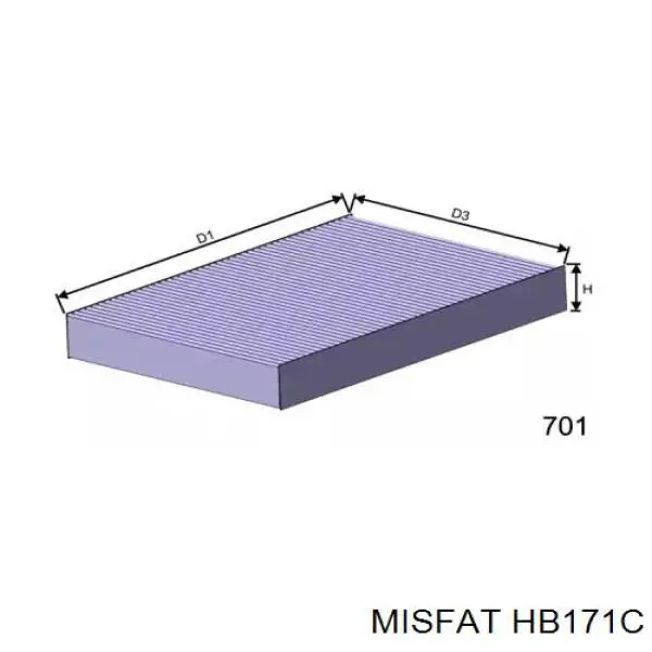 HB171C Misfat фильтр салона