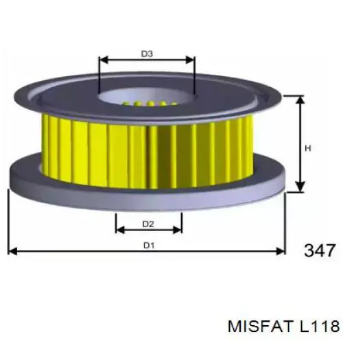 L118 Misfat фильтр гур