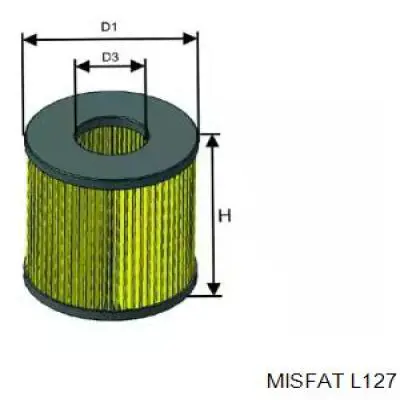 Масляный фильтр L127 Misfat