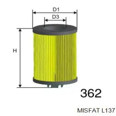 Масляный фильтр L137 Misfat