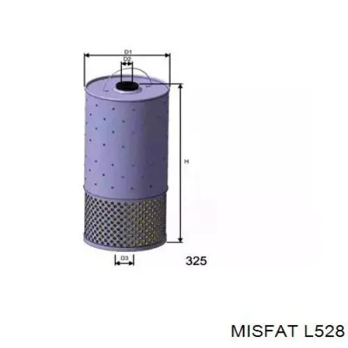 Фильтр масляный Misfat L528