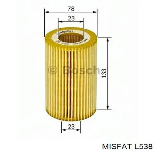 Купить L538 Misfat Фильтр центробежный очистки масла