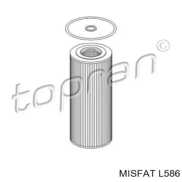 Масляный фильтр L586 Misfat
