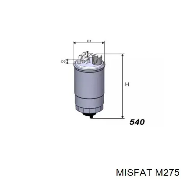 M275 Misfat топливный фильтр