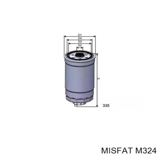 M324 Misfat топливный фильтр