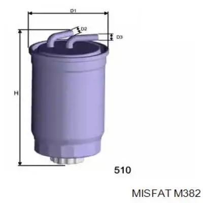 M382 Misfat топливный фильтр