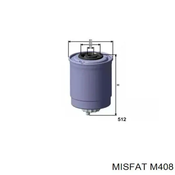 M408 Misfat топливный фильтр