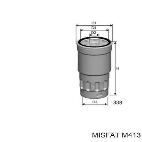 M413 Misfat топливный фильтр