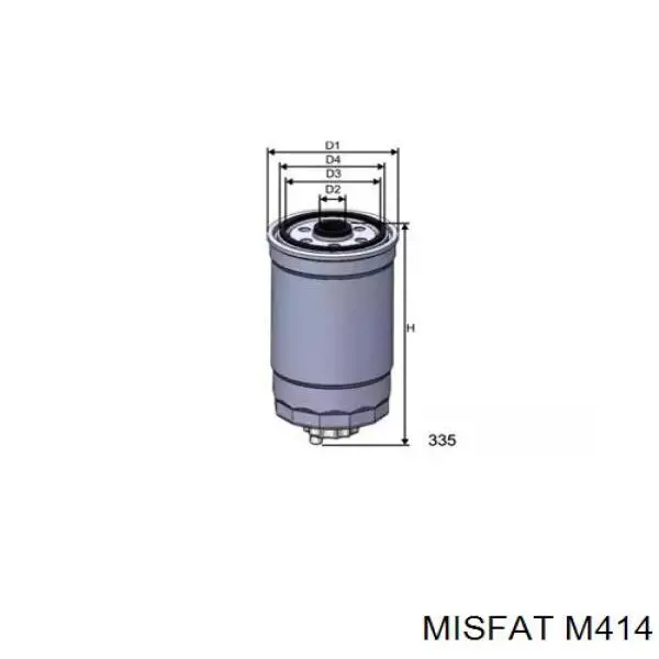 M414 Misfat топливный фильтр