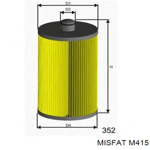 M415 Misfat Фильтр топлива