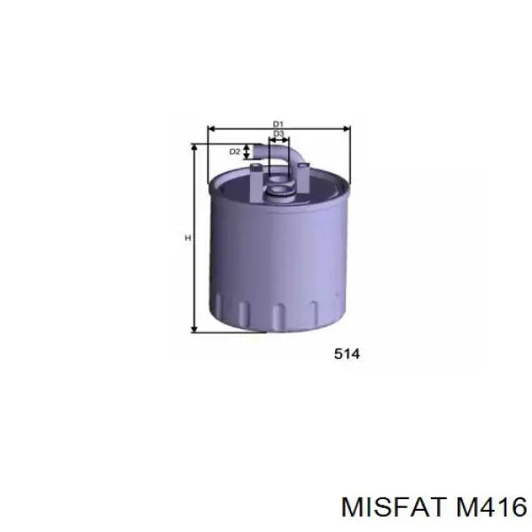M416 Misfat топливный фильтр