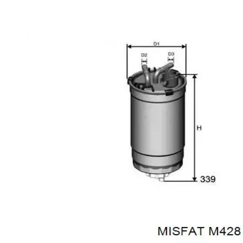 M428 Misfat топливный фильтр