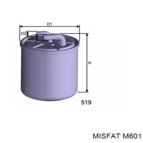 M601 Misfat топливный фильтр