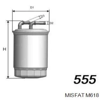 Топливный фильтр M618 Misfat