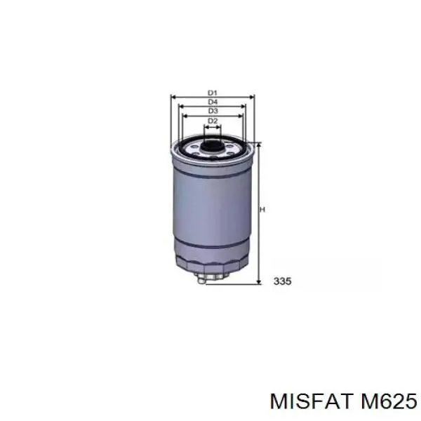 Топливный фильтр M625 Misfat