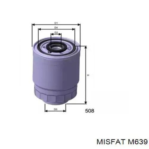 Топливный фильтр M639 Misfat