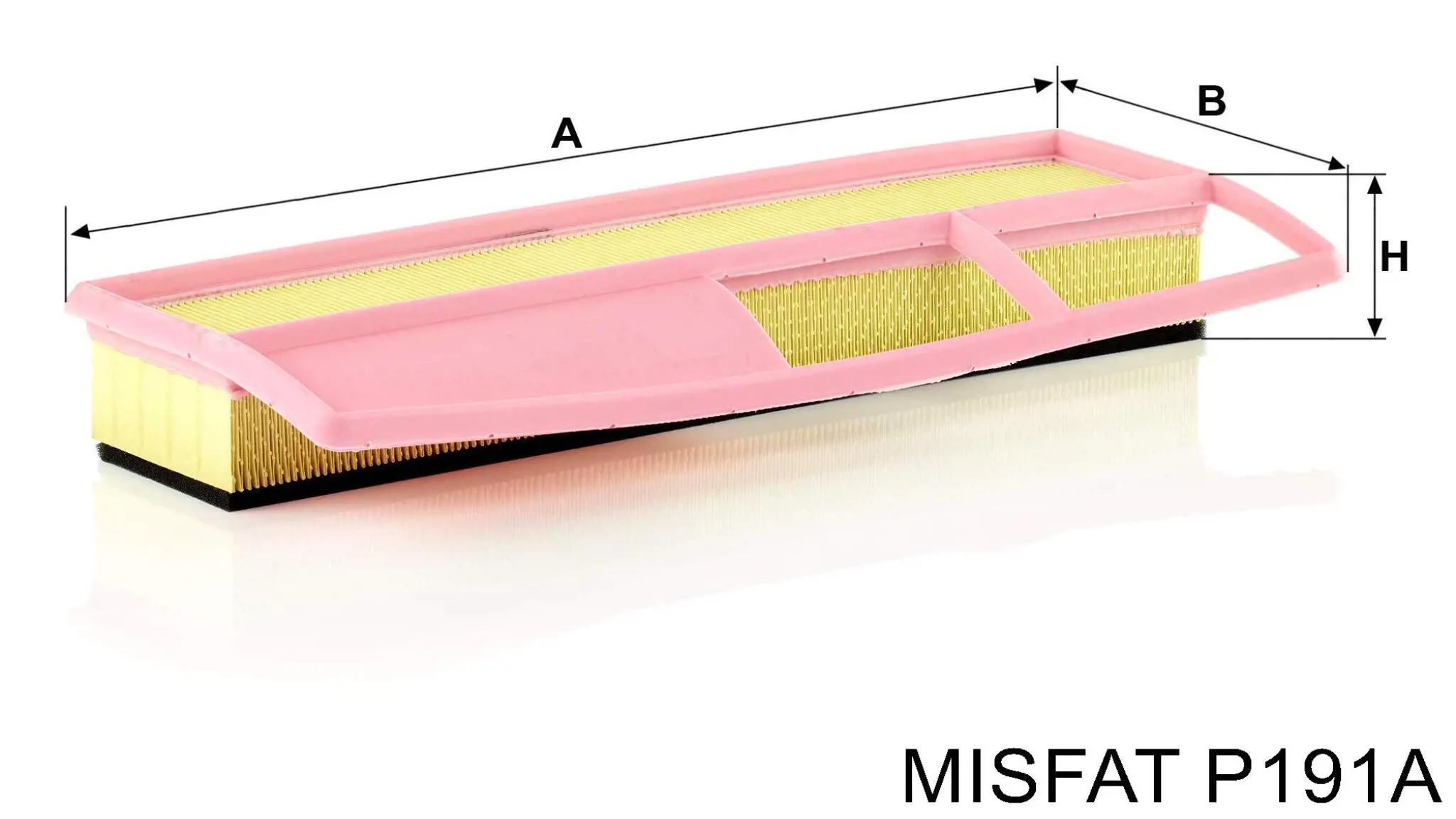 Элемент воздушного фильтра Misfat P191A цена, от 4.71 USD