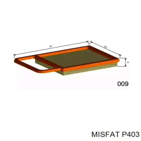 P403 Misfat воздушный фильтр