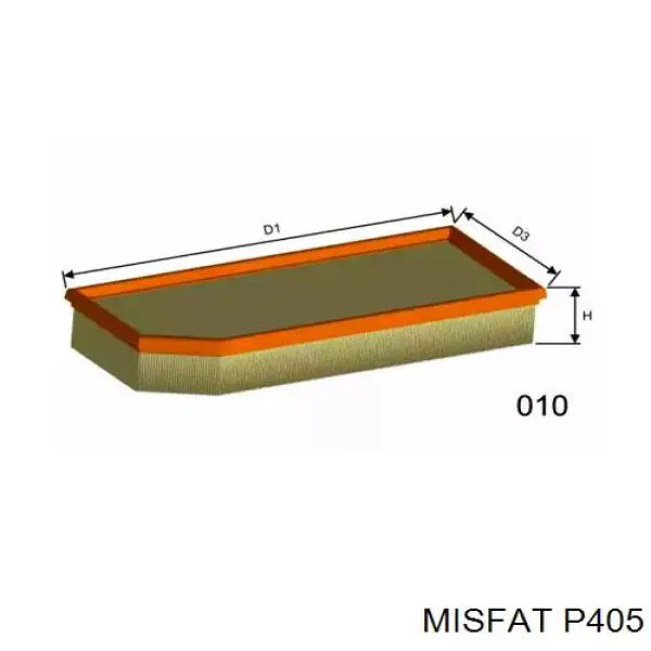 P405 Misfat воздушный фильтр