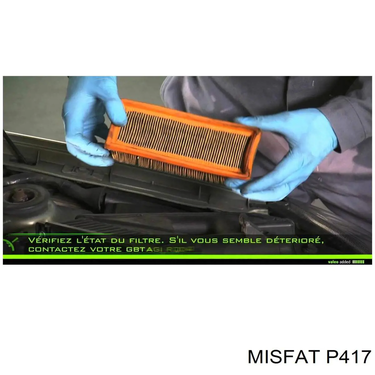 Фильтр воздушный Misfat P417