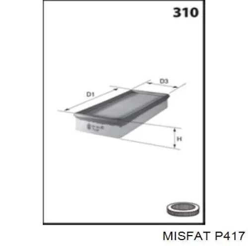 P417 Misfat Воздушный фильтр двигателя