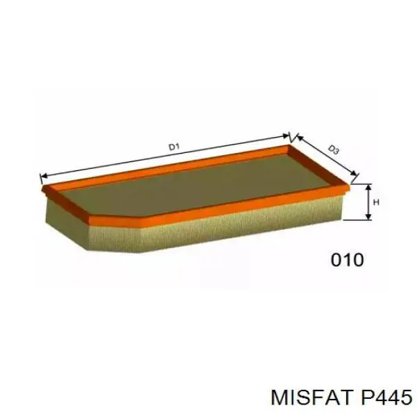 P445 Misfat воздушный фильтр