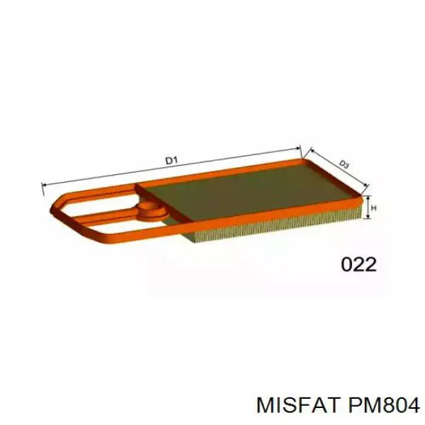 PM804MISFAT-Воздушныйфильтр