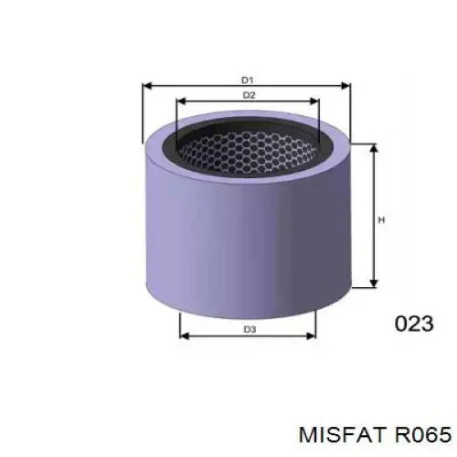 R065 Misfat воздушный фильтр