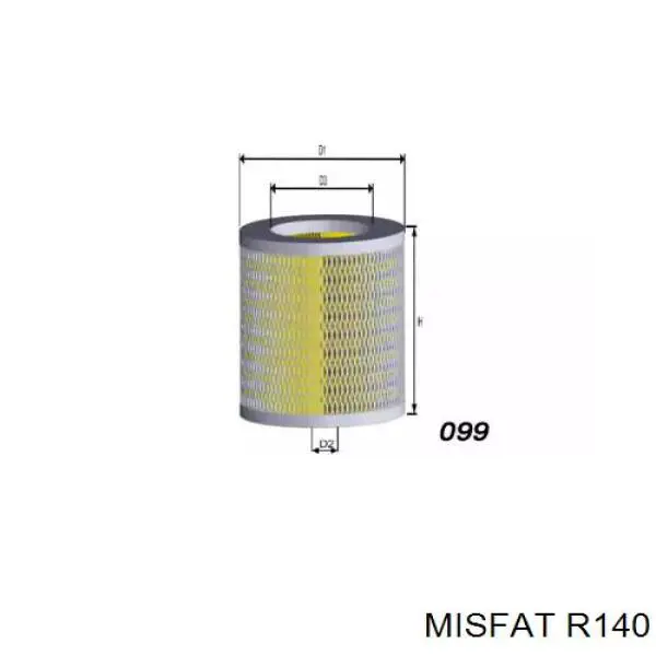 R140 Misfat воздушный фильтр