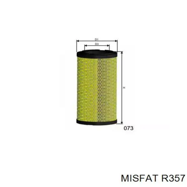 Воздушный фильтр R357 Misfat