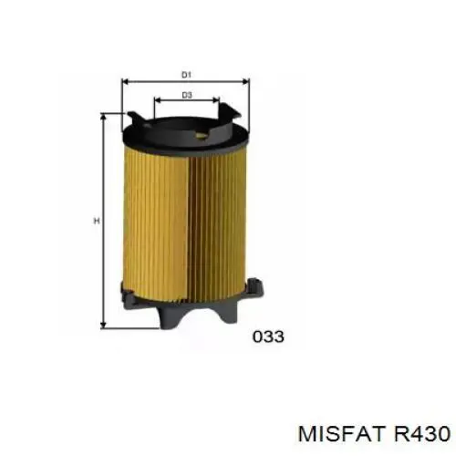 R430 Misfat воздушный фильтр