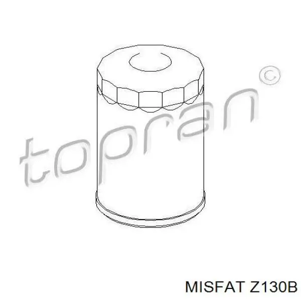 Z130B Misfat масляный фильтр