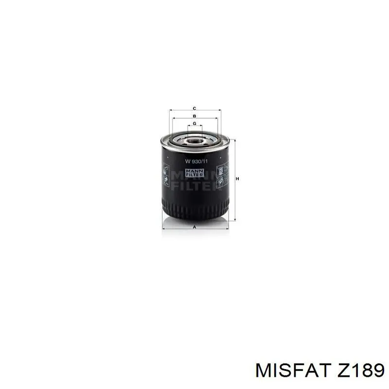 Купить Z189 Misfat Фильтр центробежный очистки масла