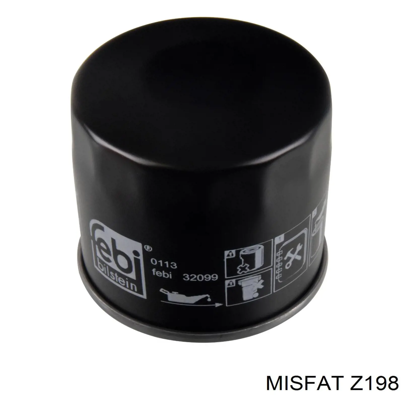 Масляный фильтр Z198 Misfat