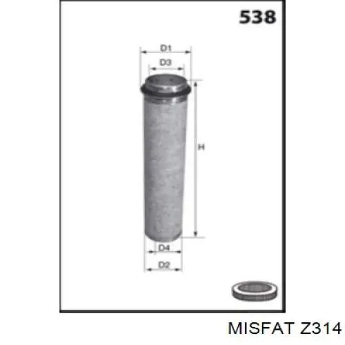 Z314 Misfat Масляный фильтр двигателя