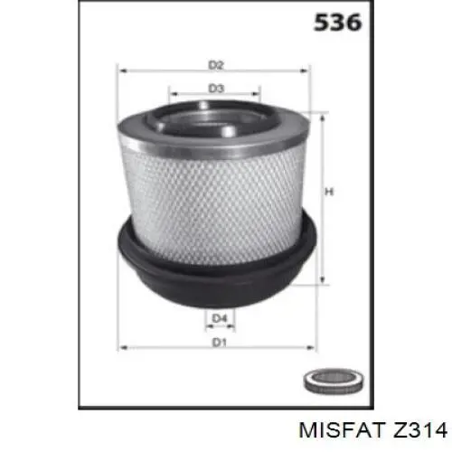 Фильтр очистки масла центробежный Misfat Z314 цена, от 8.93 USD
