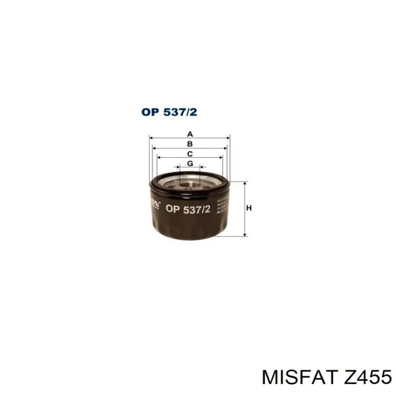 Купить Z455 Misfat Фильтр центробежный очистки масла