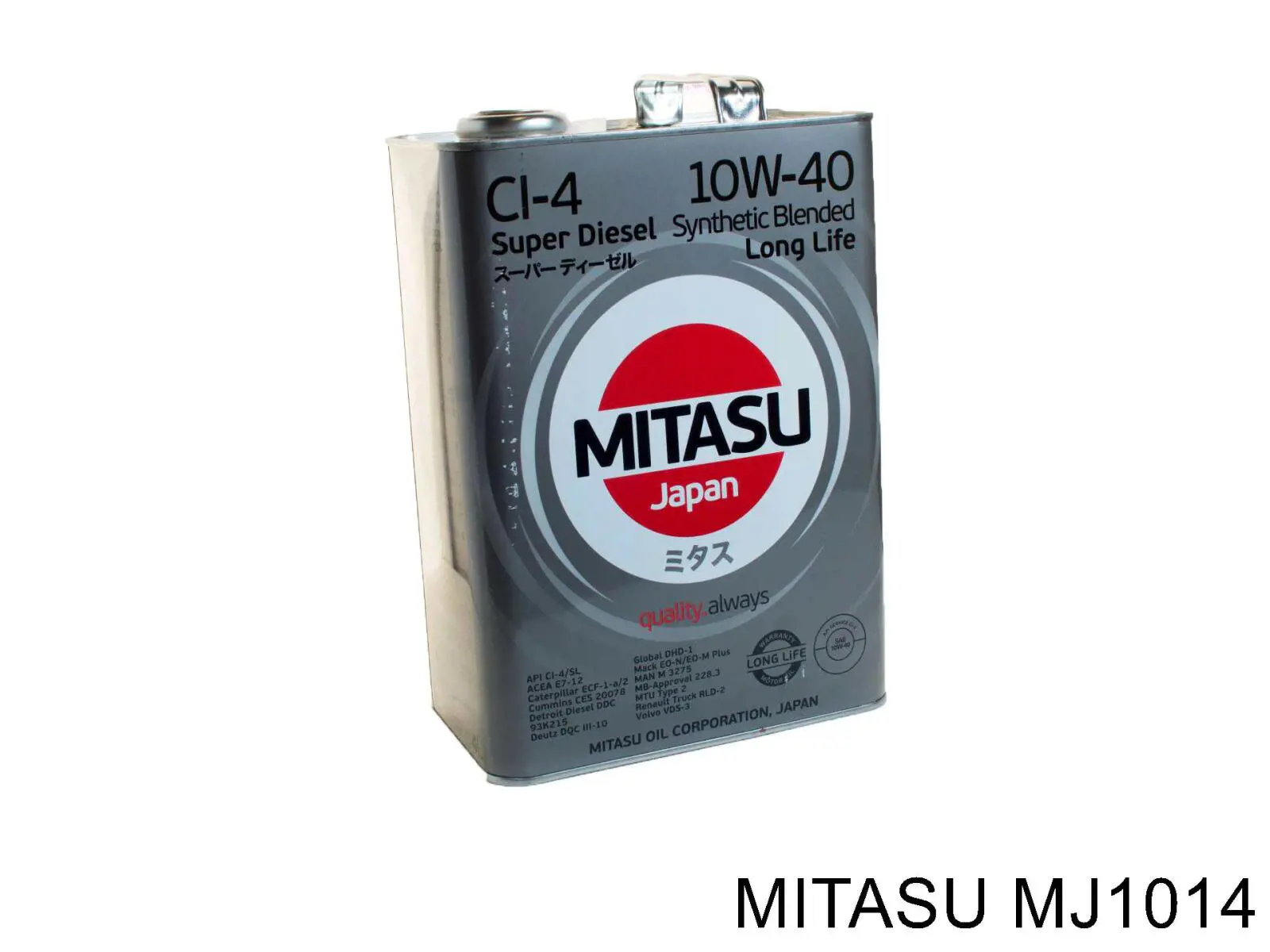 Моторное масло Mitasu GOLD 5W-30 Синтетическое 4л (MJ1014)