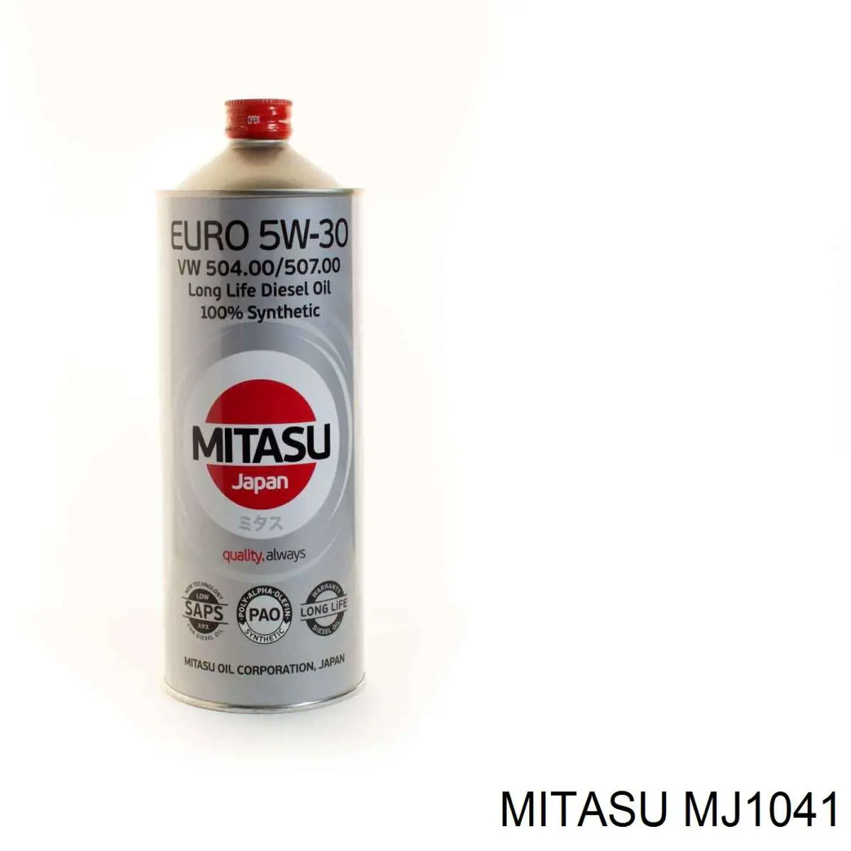 Моторное масло Mitasu GOLD 0W-40 Синтетическое 1л (MJ1041)