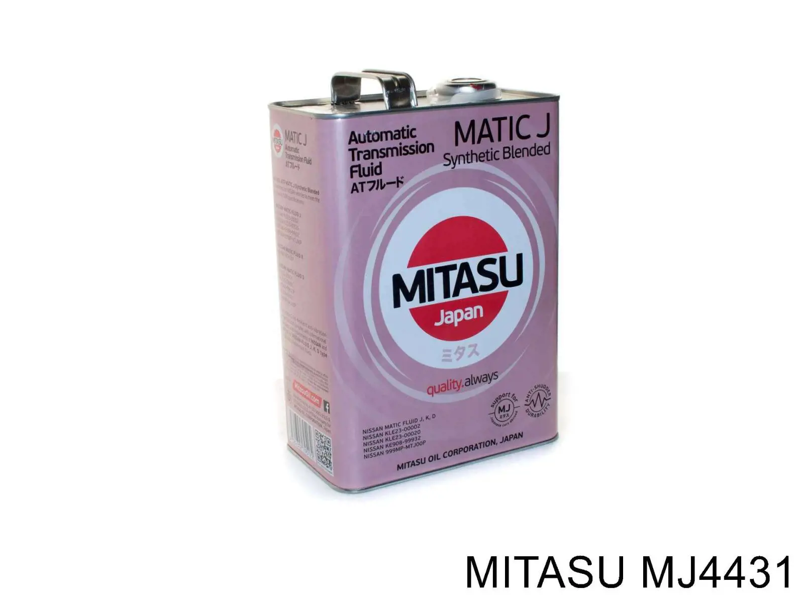 Mitasu atf. Масло matic j Mitasu. Mitasu ATF T-IV. Mj324 Mitasu ATF T-IV АКПП (4l) п/синтетическое (1/6) Япония..