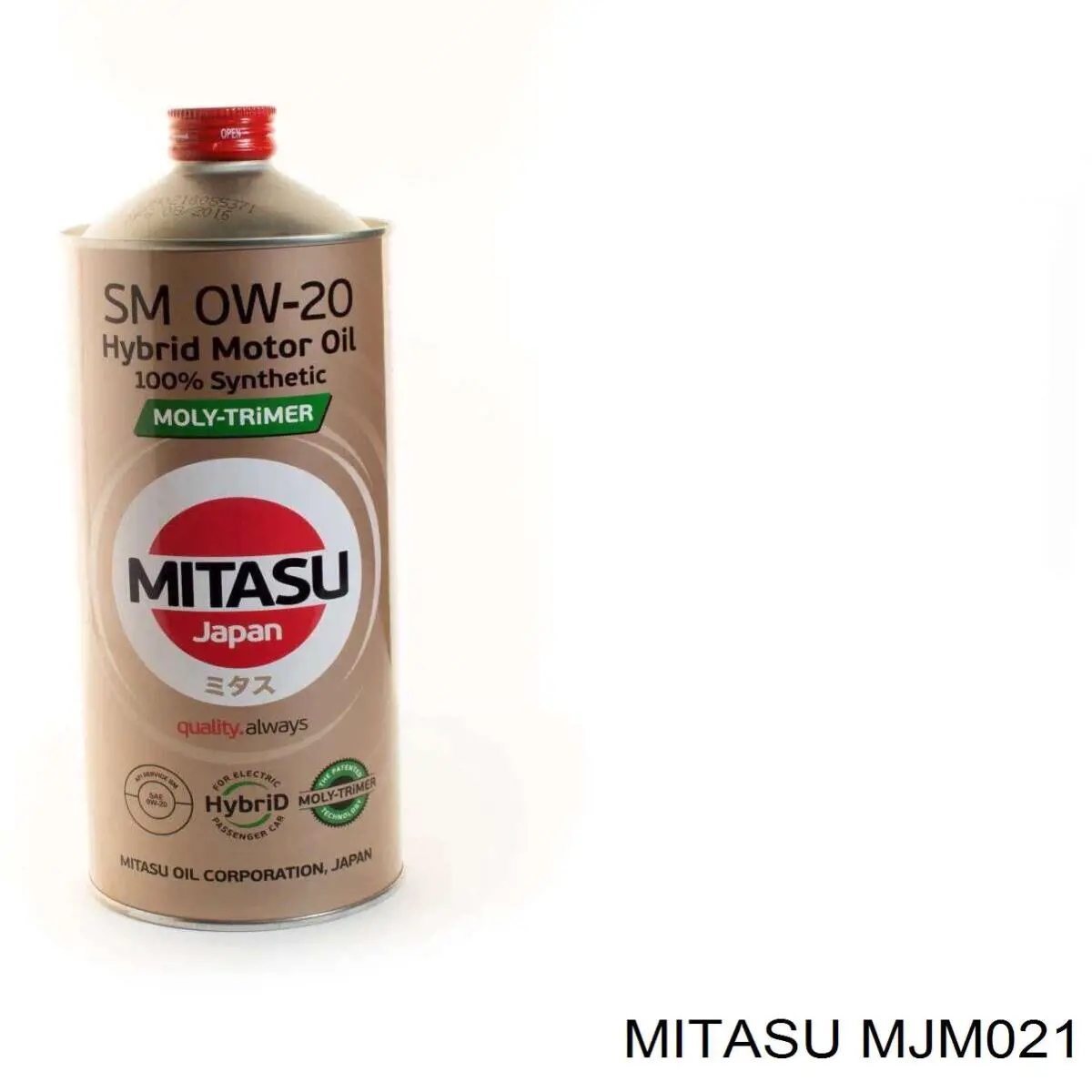 Моторное масло Mitasu MOLY-TRiMER HYBRID 0W-20 Синтетическое 1л (MJM021)