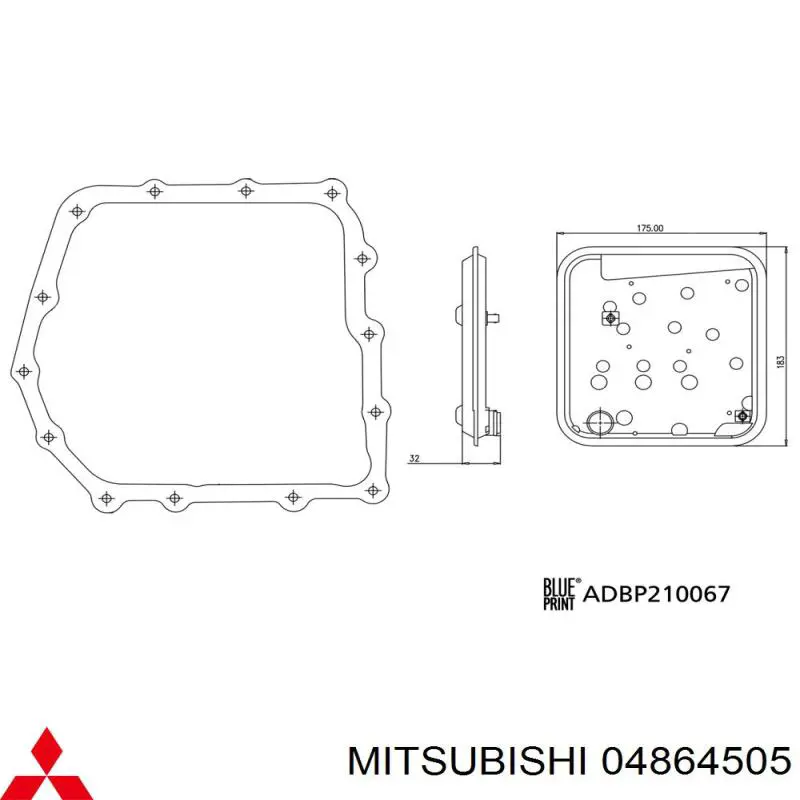 Фильтр АКПП 04864505 Mitsubishi