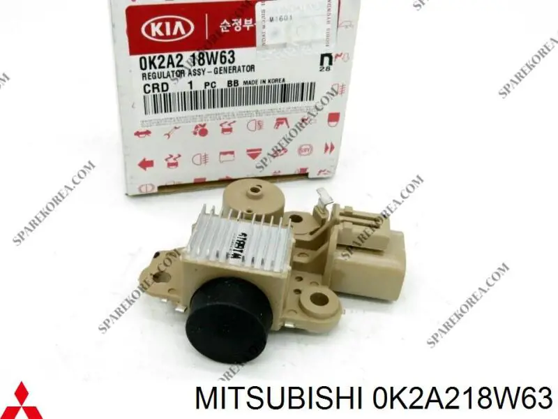 Реле генератора 0K2A218W63 Mitsubishi